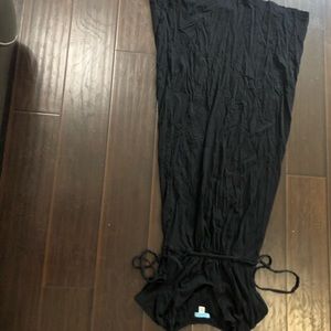 Old navy Xs maternity long dress black
